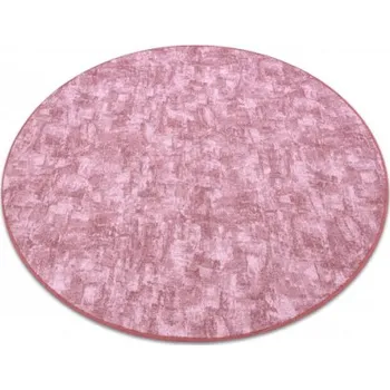 Koberec Koberec kruh SOLID pudrově růžový 60 BETON