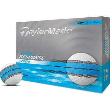 Golfový míček TaylorMade balls Tour Response 25 3-vrstvé 3ks - STRIPE modrý