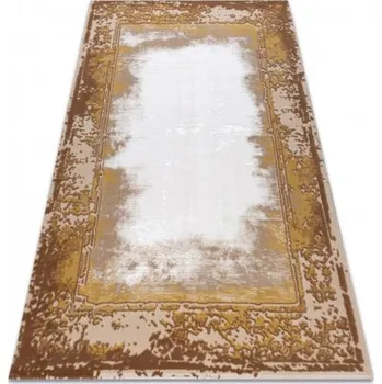 Koberec Koberec AKRYL VALS 0A036A H02 48 Ramka sloní kost / měděný