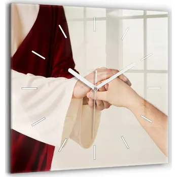 Hodiny Nástěnné hodiny SacroArte béžové 60 cm