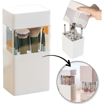 Paradox Organizér na štětce a make-up MAXO / Bílá