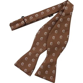 Motýlek Bubibubi Hnědý vázací motýlek s fotoaparáty