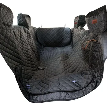 Pelíšek pro psa Potah do auta se stranami pro psa, černý 140x160 cm