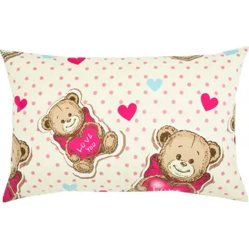 Polštář Obdélníkový polštář medvídci