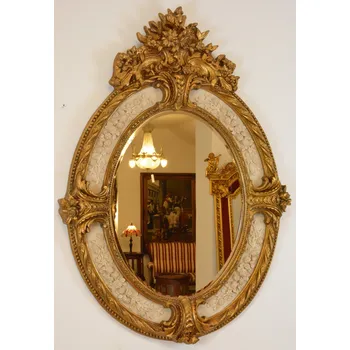 Zrcadlo Zámecké zrcadlo s obrazy - krásně zdobené