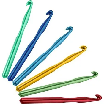 Nástroj na niť a příze Háček na háčkování hliníkový 10 mm