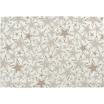 ubrus Sander Stylové elegantní prostírání Stelle s motivem hvězd, 35 x 50 cm, copper 885164-33