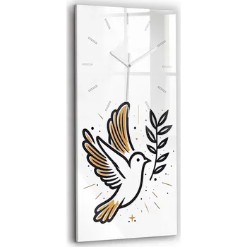 Hodiny Nástěnné hodiny SacroArte bílé 30 cm