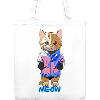 Nákupní taška Nákupní taška unisex s potiskem Kočička Meow