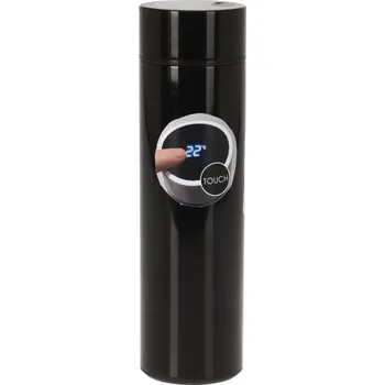 Termoska EXCELLENT HOUSEWARE Termoska nerez s teploměrem 0,5 l černá KO-C80700890cern