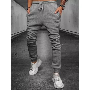 Šedé pánské basic tepláky UX3890 Velikost: L