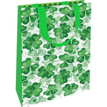 Dárková taška Nekupto Dárková taška s ražbou - Kouzlo čtyřlístku - malá 11x17,5x8cm