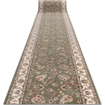 Koberec Běhoun NAIN 7338 51088 Květy, zelený / béžový