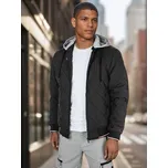 Pánská černá přechodová prošívaná bunda s kapucí TX5010 Velikost: M