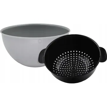 MÍSA S CEDNÍKEM SÍTKO DURSZLAK 3L ČERNO ŠEDÁ