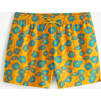 Pánské plavky Flora Yellow Swim Shorts - L