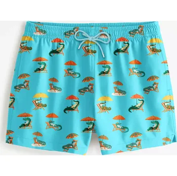 Pánské plavky Crocodiles On The Beach Swim Shorts - L