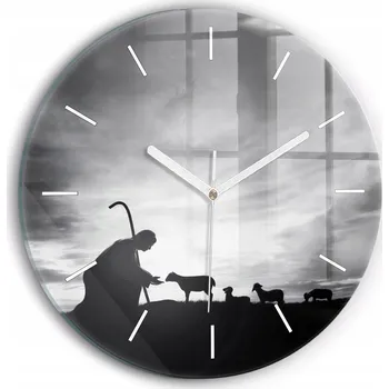 Hodiny Nástěnné hodiny SacroArte šedé 30 cm