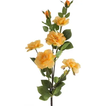 umělá květina Umělý květ NATU 428 světle oranžový (6 ks)