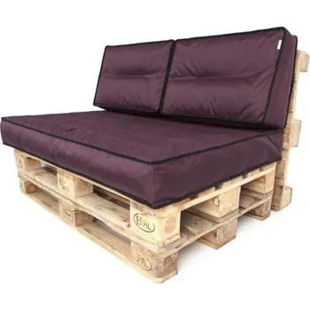 Polštář Polštáře na palety TOMEK 1+2 bordó