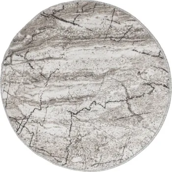 Koberec Koberec Aqua Marble 19 kruh šedý