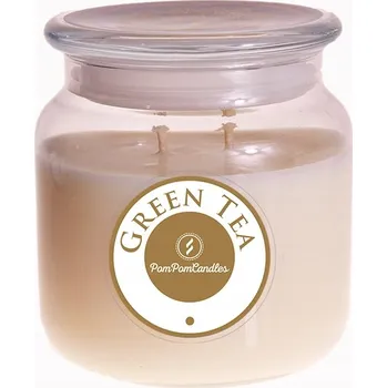 Svíčka Tradiční sójová svíčka ZELENÝ ČAJ Pom Pom Candles