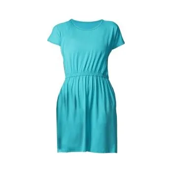 Dámské šaty Columbia Chill River SS Dress Teal 330 zelená S