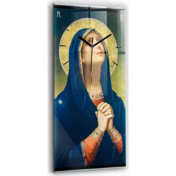 Hodiny Nástěnné hodiny SacroArte modré 30 cm