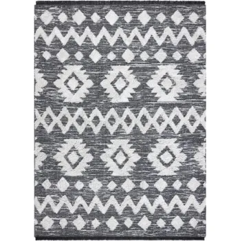 Koberec Koberec EKO SIZAL MOROC Zygzak 22319 - šedý / krém