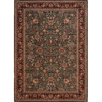 Koberec Koberec KASHQAI 4362 400 ornament, zelený / bordó