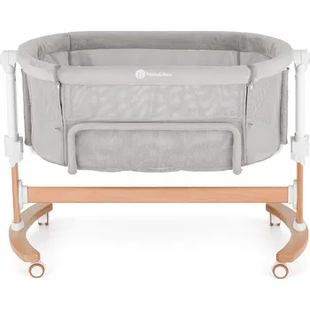 Kolébka pro miminko Petite & Mars Postýlka dětská polohovatelná s funkcí kolébky Glory 2 v 1 Petite&Mars Mocha Beige