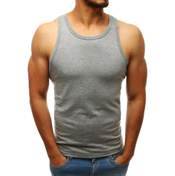 Pánské tílko bez potisku šedé rx3586 Velikost: M