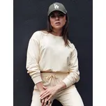 Krémová dámská basic mikina CASUALVIBE BY1297 Velikost: M