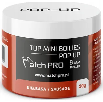 Boilies Návnada Match Pro splávková a zemní metoda 0,8 kg Top Boilies
