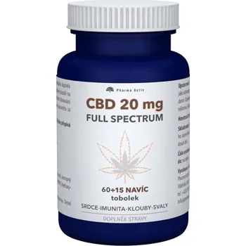 CBD Pharma Activ CBD Full Spectrum 20 mg, 75 tob.