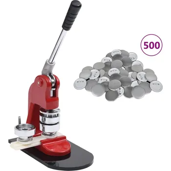 zahrada-XL Stroj na výrobu placek 500 ks butonů se špendlíkem 58 mm 3056500