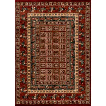 Koberec Koberec KASHQAI 4301 300 orientální / rám, terakota / zelený