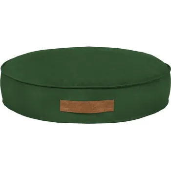 Pelíšek pro psa Kulaté lehátko pro psa tmavě zelené plyš
