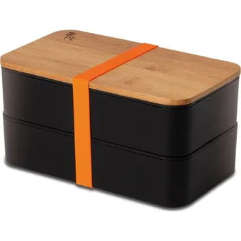 Dóza na potraviny BERLINGERHAUS Svačinový box s bambusovým víkem dvoupatrový BH-7206
