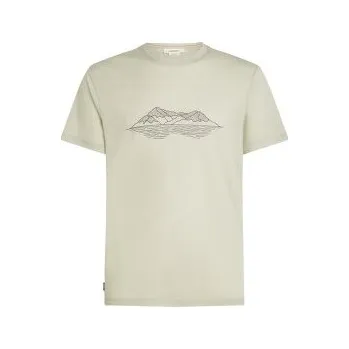 Icebreaker Merino 150 Tech Lite SS Tee Pukaki Reflected Men ASHEN béžová S