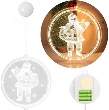 Vánoční ozdoba Vánoční LED dekorace CD003 Mikuláš