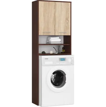 Koupelnový nábytek Koupelnová skříňka nad pračku FIN 2D wenge/sonoma