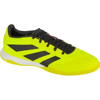 Pánské tenisky Neonově žluté pánské sálové tenisky Adidas Predator 24 League Low IN IF5711 Velikost: 40 2/3