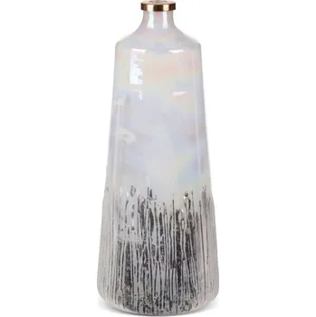 Váza Váza ADEN 02 krémová / stříbrná