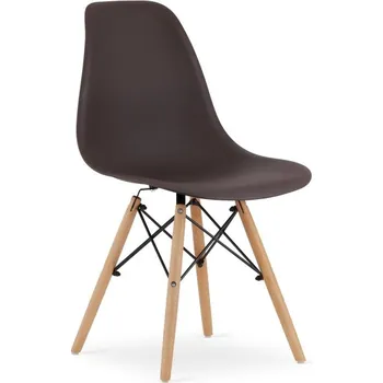 Set tří jídelních židlí OSAKA kávové (hnědé nohy) 3ks