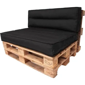 Polštář Polštáře na palety TOMEK 1+1 černé