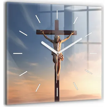 Hodiny Nástěnné hodiny SacroArte béžové 60 cm