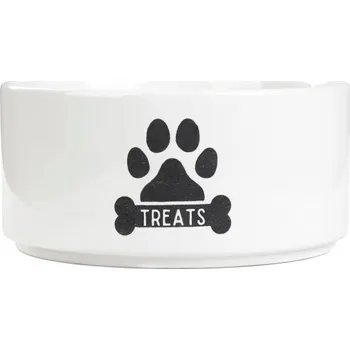 Miska pro psa Miska pro psa TREATS s kostí a tlapkou L 884387