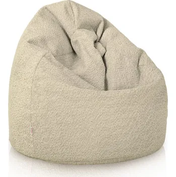 Sedací pytel Sedací vak SAKO světle béžový bouclé