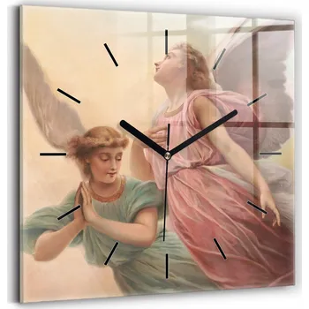 Hodiny Nástěnné hodiny SacroArte béžové 30 cm